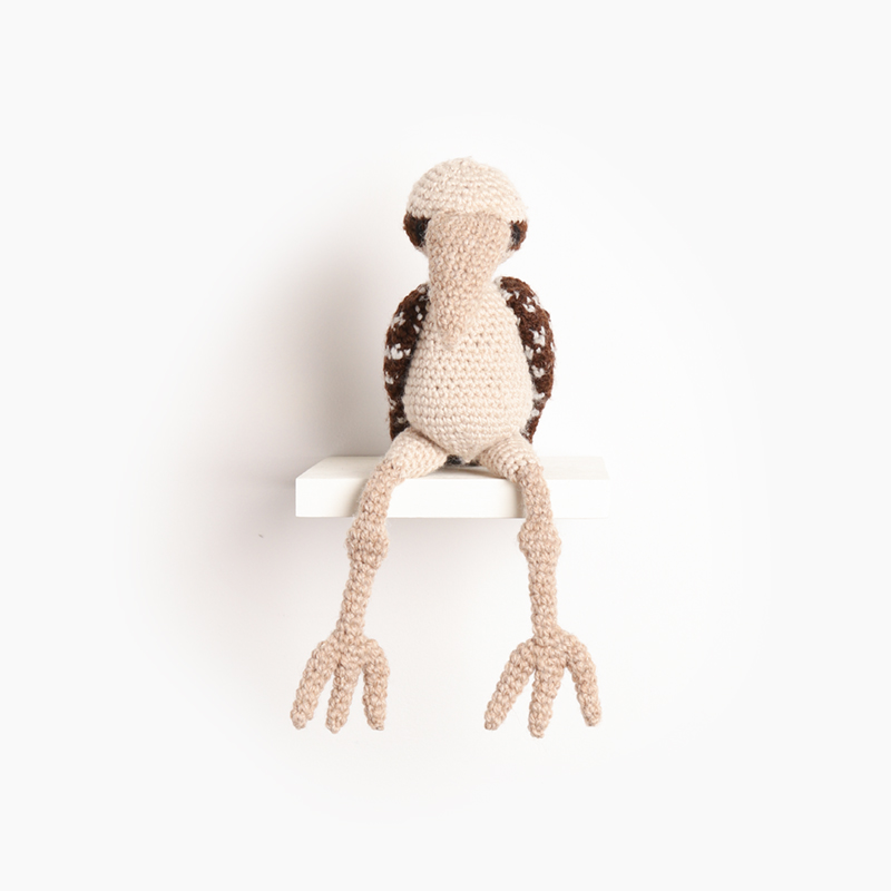 kookaburra bird crochet amigurumi project pattern kerry lord Edward's menagerie